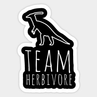 Team Herbivore Pocket Print Sticker